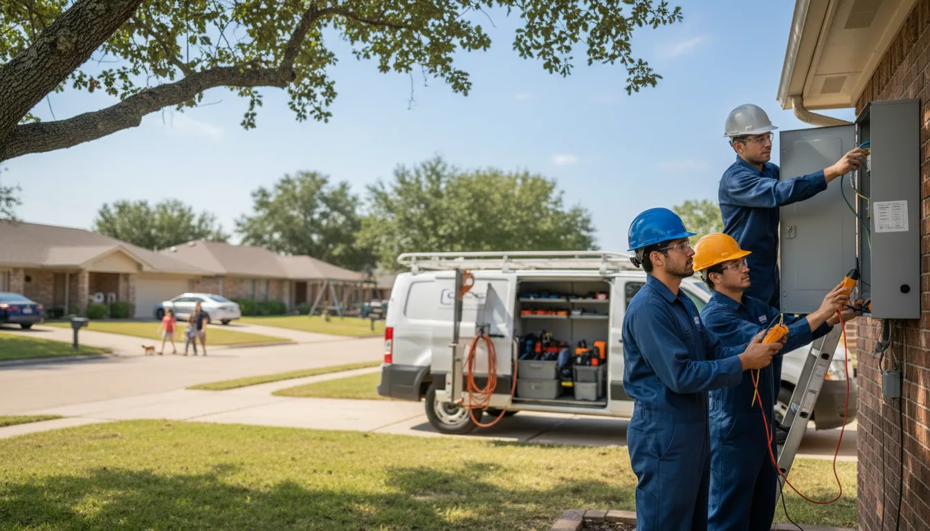 Certified electrician providing emergency electrical services in Cadet, MO